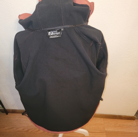 RED LEDGE WOMENS PINK/ROSE COLOR NYLON FRONT ZIP HOODED JACKET SIZE S - Picture 7 of 11